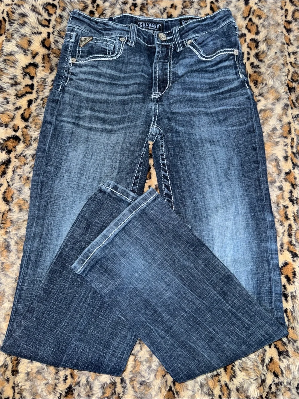 Boys size 16 BKE Dark Blue Straight-Leg Jeans